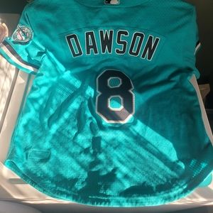 Andrew Dawson Florida marlins baseball jersey